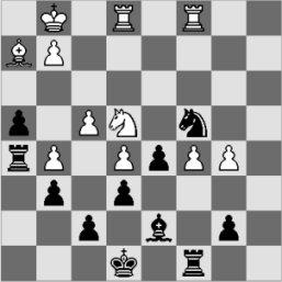 (continued from page 6) White now has only 24mins left, black 1hr 1min. White now tries to seek salvation in the opposite colored endgame a pawn down.