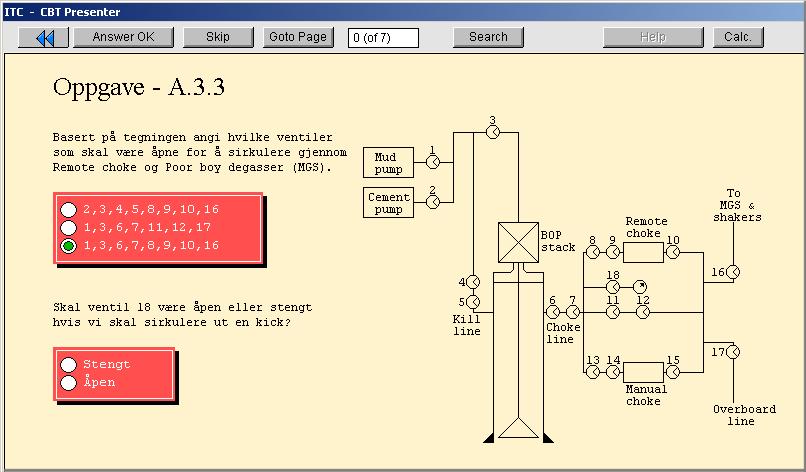 Test generator In order to test your students on various subjects PetroTrainer is equipped with a test generator, which easily allows you to make tests.