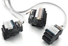 interface adapter enables minimised cabling effort.