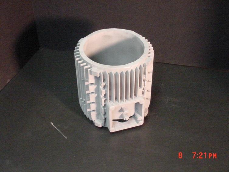 1 SLA QuickCast AM printed pattern for a motor