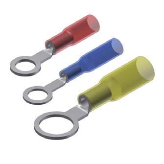 Heat shrink terminals provide a durable seal blocking out contaminants ensuring a better connection.