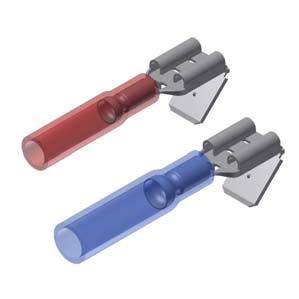 TYPE PGHS HEAT SHRINK COMBINATION DISCONNECT TERMINALS For Use on Copper Conductor Standard crimp terminals leave the wire exposed allowing in moisture or other contaminants which can result in