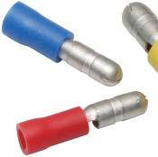 TYPE BULM-N Nylon Insulated Male Bullet-style Connectors Nylon Insulated Bullet connectors Type BULM-N Male Bullet connectors are nylon insulated connectors with a fl ared entry for easier wire