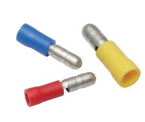 TYPE BULM-NG Nylon Grip Insulated Male Bullet-style Connectors Nylon Grip Insulated Bullet connectors Type BULM-NG Male Bullet connectors are nylon grip insulated connectors with a flared entry for