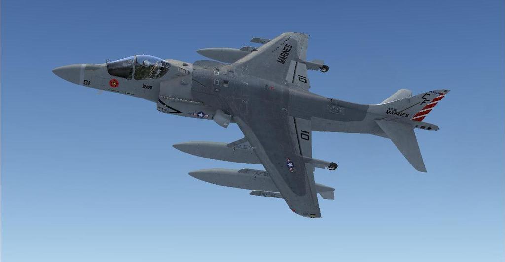 Review of McDonnell Douglas AV-8B Harrier II PLUS incl GR7 & GR9 Created by Razbam The Harrier II PLUS is a single seated, high winged, single engine, VSTOL, ground attack military aircraft built by