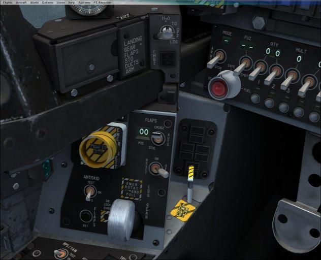 cockpit featuring