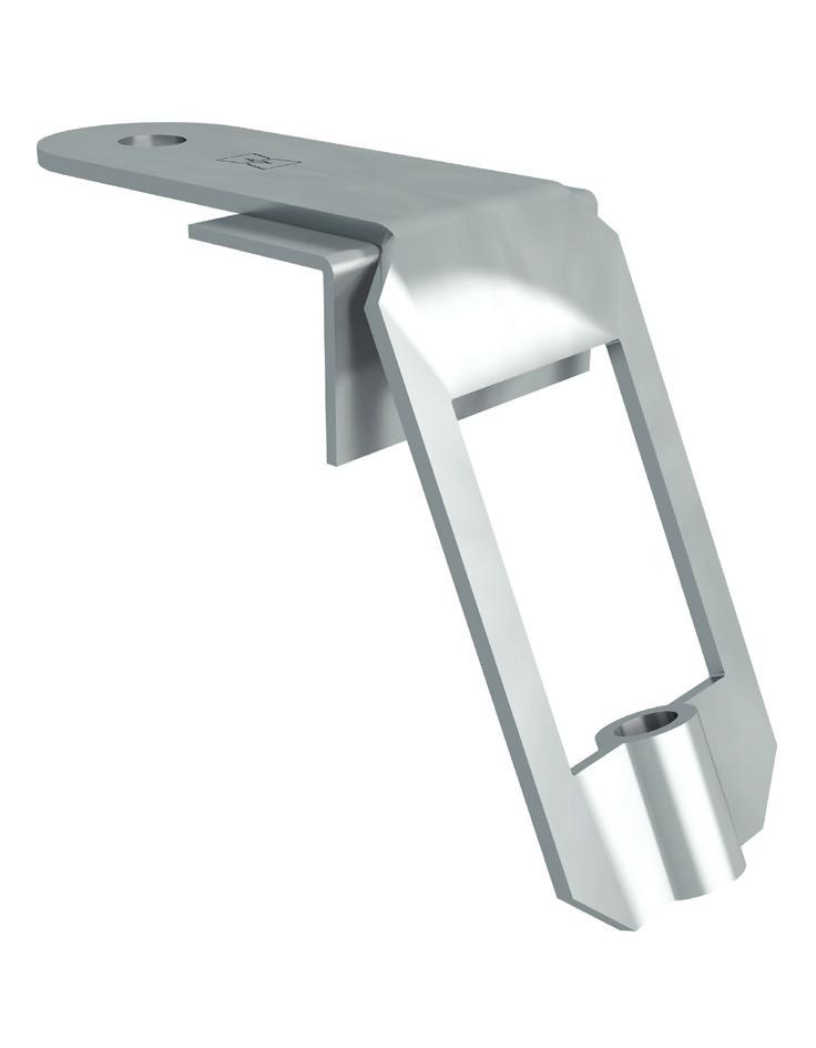 Panel hanger Top of slab FB-HO1A The upper mounting is fixed to the top of slab with an officially approved dowel or a MOSO CE anchor rail.