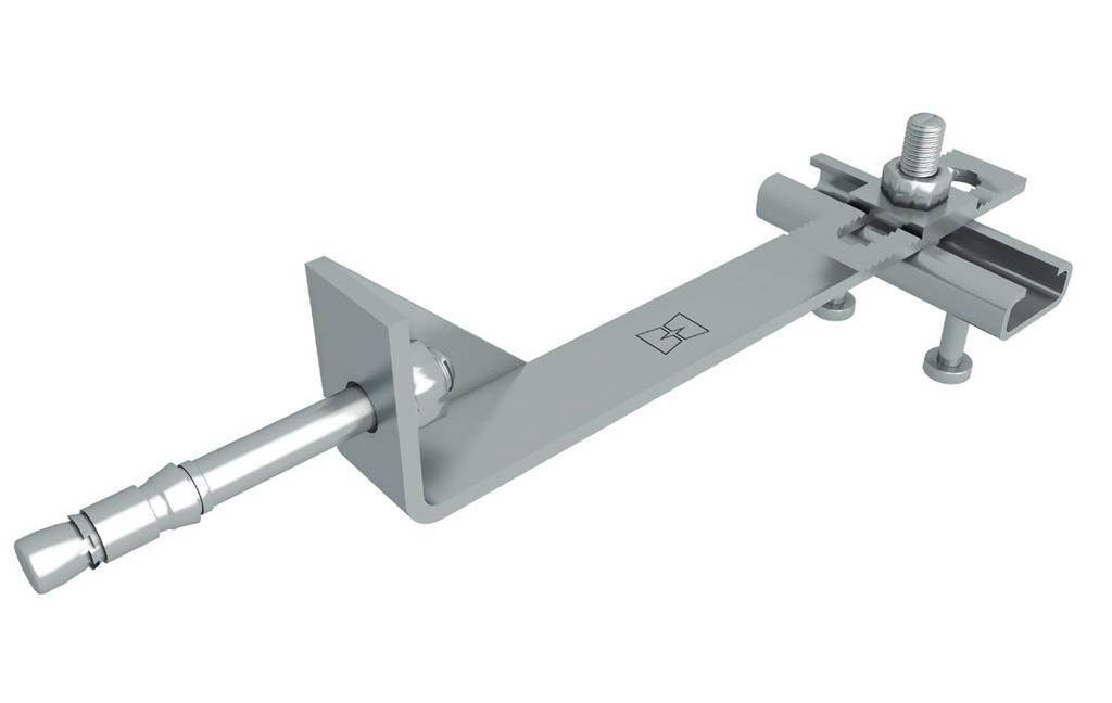 Serrated restraint anchor with bracket FB-ZW Serrated restraint anchor The serrated restraint anchor with bracket can be fastened to the insitu concrete with an officially approved dowel or a MOSO CE
