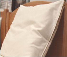 Organic Cotton Barrier Cover for Pillows If you have dust mite allergies and a pillow that is attractive to dust mites, then this is the cover for you!