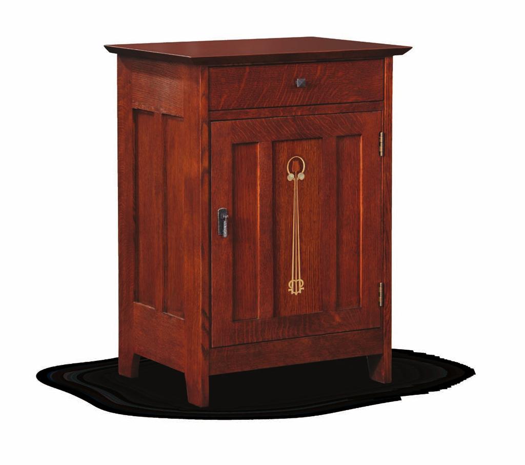 2012 Collector Edition Cabinet Influenced by the English Arts and Crafts Movement, this cabinet is equally at home in the bedroom or the living room.
