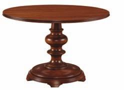 Finger Lakes Dining Collection 72874 Lakemont Gathering Table Breadboard top.