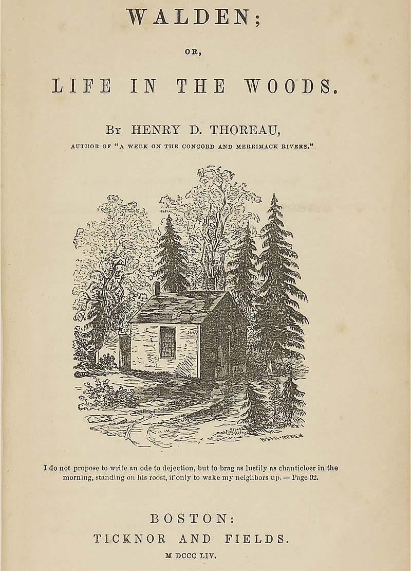 Walden Walden is not a novel as is represented in most of the other examples of the Romantic period, but is a collection of essay published by Henry David Thoreau, an American author in 1854.