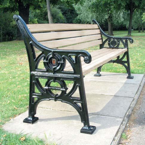 EASTGATE SEAT RANGE The Eastgate is our most popular Victorian-style cast iron and timber seating design,and has been widely used in heritage areas for many years.