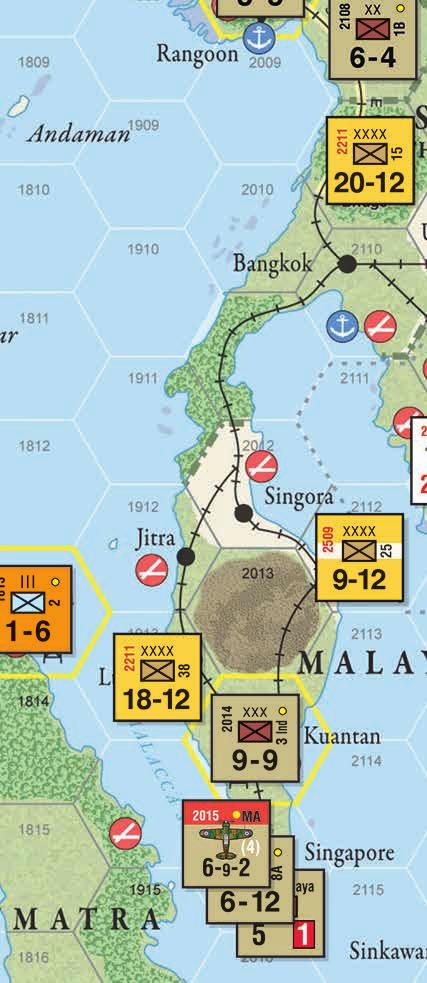 Empire of the Sun 43 Card 2: IAI: Operation No. 1 Conquest of SE Asia DESIGN NOTE: IAI was one of the key historical examples of economy of force.