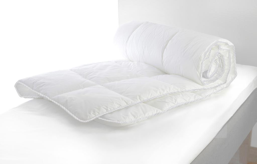 Outlast Duvet With active temperature regulation and moisture reduction technology.