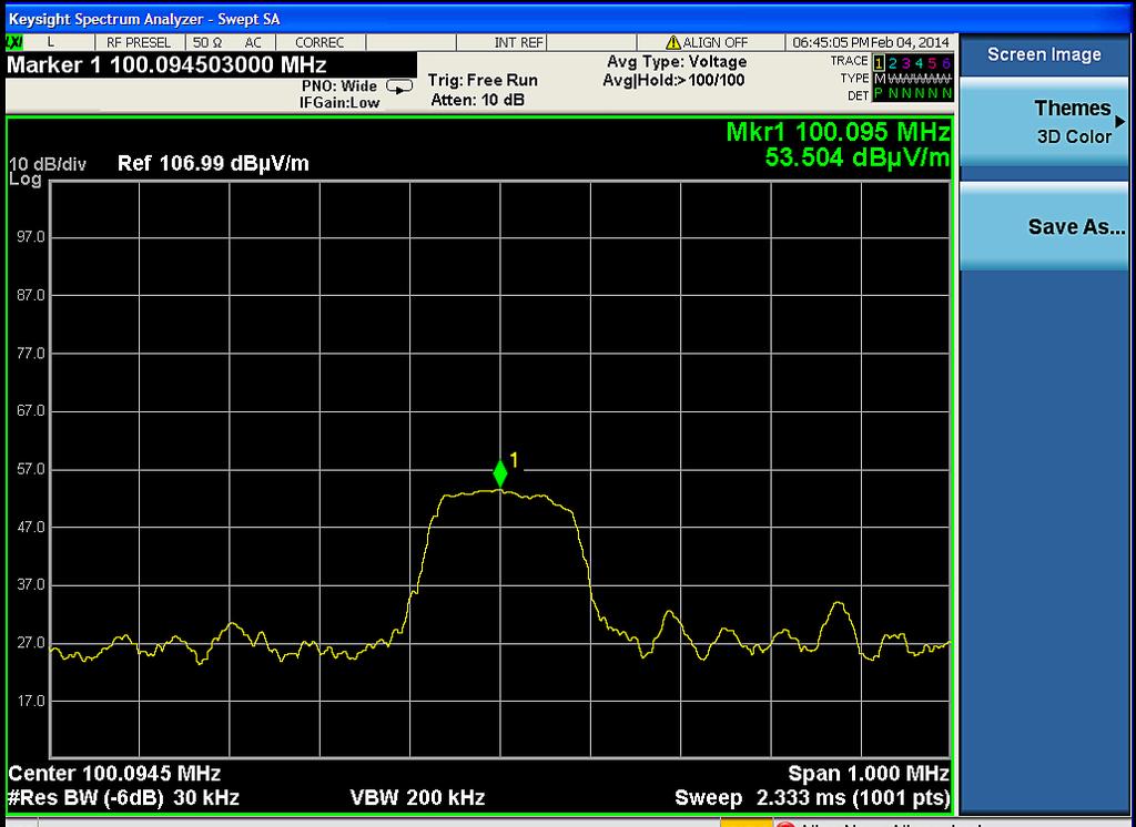 16 Keysight N9038A MXE EMI Receiver Self-Guided Demonstration - Demo Guide Demo 2: Tune signals in spectrum analyzer mode In this demonstration, we will switch to spectrum analyzer mode to tune a