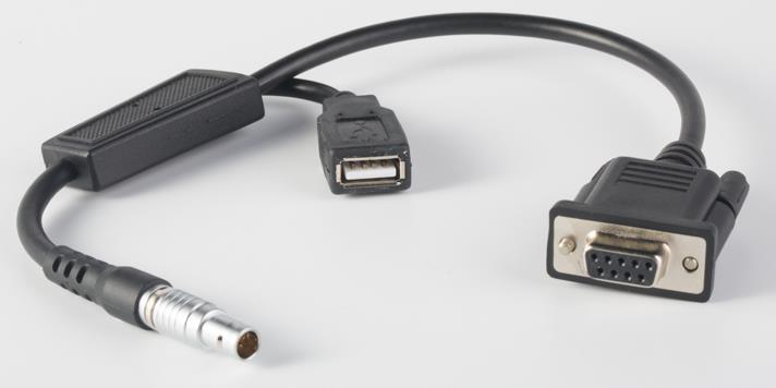 Table 5 Functions of COMM2-7pin-USB & DB9 Data Cable 1. Connect to an external 1W radio module. 2.