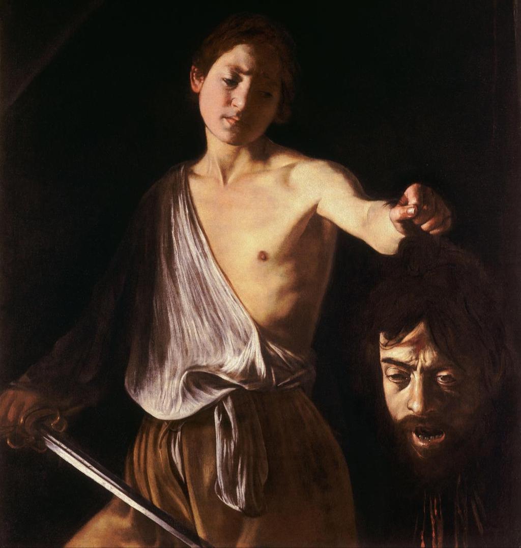 Caravaggio David with the