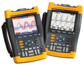 ScopeMeter 190C Series: Bench performance in a rugged two-channel handheld for automation and process control applications.