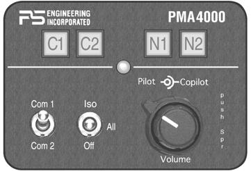 PMA4000 Series Audio Selector Panel and IntelliVox Intercom System Section III OPERATION GENERAL INFORMATION 3.