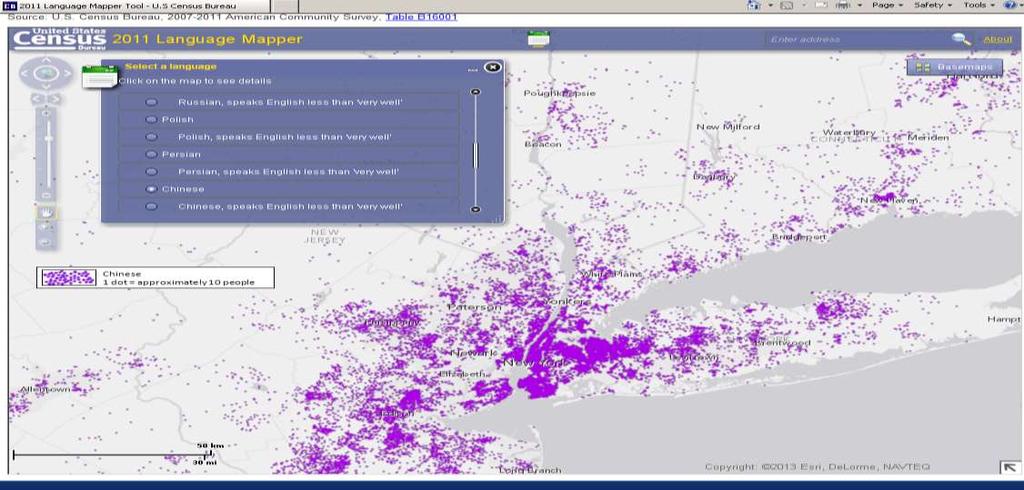 2011 Language Mapper http://www.census.