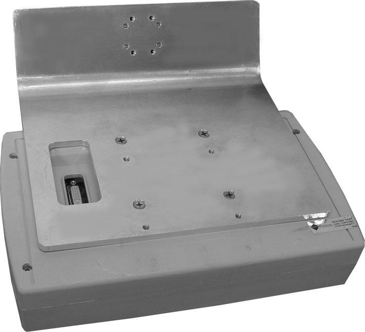Ventilator Display (rear) Display Mounting Bracket #10-32 x 9/16'' FHMS (4) 2.