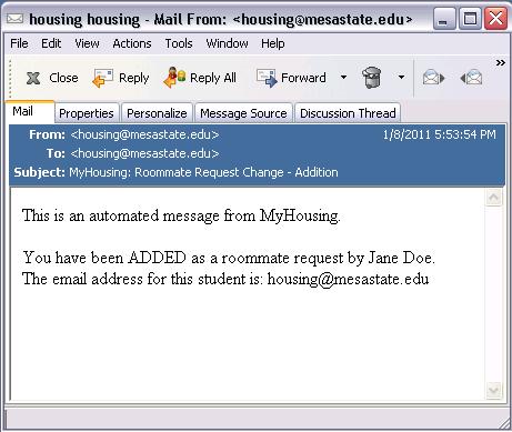 edu Subject: MyHousing Roommate Request Change - Addition As soon