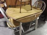 dining table and 5 T back chairs 82 Paris Manufacturing