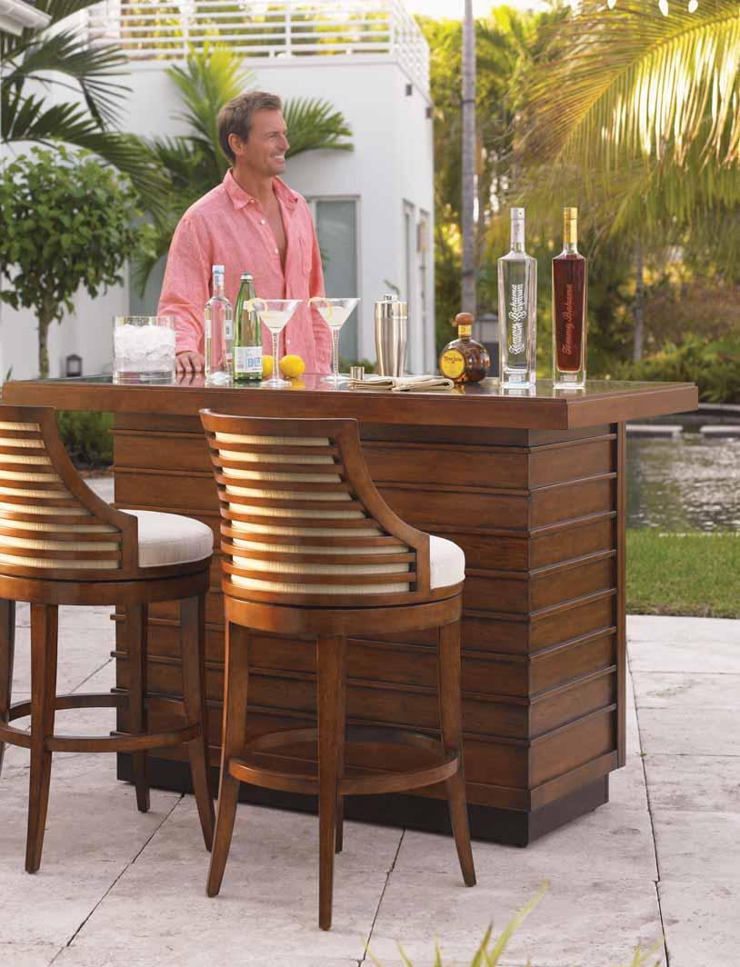 At Tommy Bahama Home, we are captivated by the notion that our surroundings powerfully influence our outlook on life.