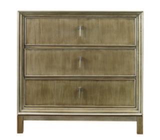 Wood drawers, NP Brushed Nickel Pendant Hardware, 79 Stone finish with Pewter Striping 101179 Single Parson s