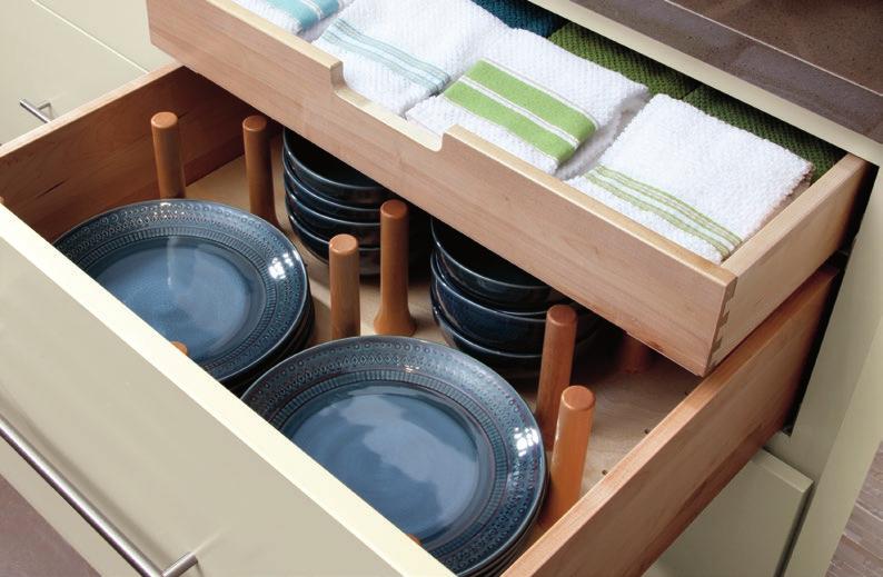 Two Drawer Base two drawer base with peg organizer and deep rollout tray fresh kitchen ingredients An open design kitchen is meant to be a gathering place.