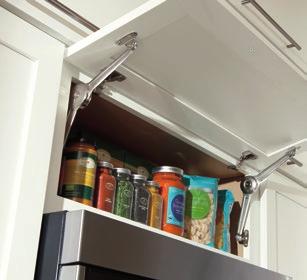 opposite page top Field installed deep dovetail sliding shelf kit with increased depth wall