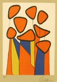 5 \ Stabiles, 20th century Lithograph, 12 3/8 x 9 "