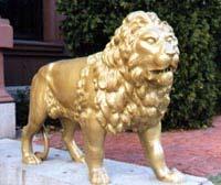lion statue repaired with Hi-Temp