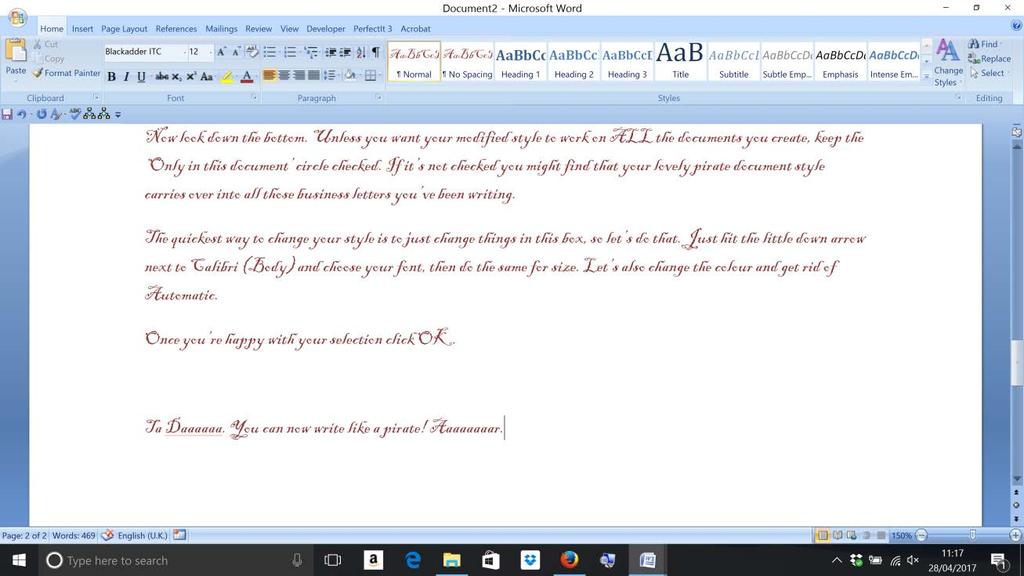 But that s not easily readable, so for now let s use your new skills and change it to something else repeat what you ve