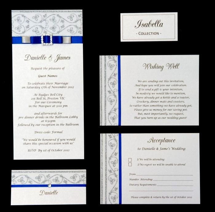 Isabella Collection Invitation Acceptance Card