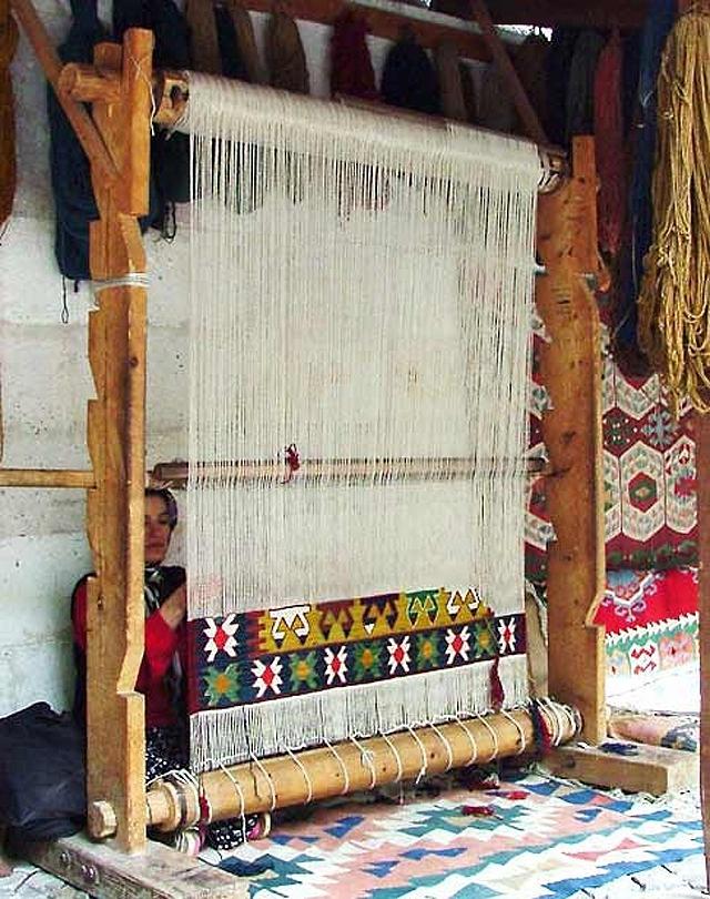 Weaving looms could be found all over Asia, Africa and Europe (around 700