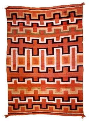 Navajo weavings are highly regarded and have been sought after as