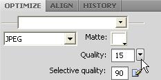 The ORIGINAL tab displays the original file. The PREVIEW tab displays the graphic as it would appear in a web browser, based on the current file export settings.