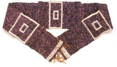 Wampum belt It was hard for people to agree on the value of things like salt and wampum. More people worldwide were trading, or doing business, with each other.