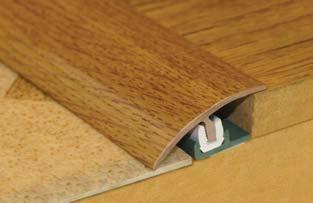The Clip System WOOD & LAMINATE FLOOR EDGINGS Ideal for fitting laminate, wood and ceramics, vinyl or, indeed, any type of floor covering up to 28mm.
