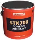 Flooring Adhesives FLOORING ADHESIVES STK600 STK700 STK800 High Performance Flexible Wood Flooring Adhesive Contact Adhesive Latex Seaming Adhesive STK 600 is a high performance, low emission, water
