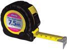 Measuring & Fixing 7.5m Heavy Duty Tape Measure Roll Up Straight Edge 2.1m Cutting Blades Heavy Duty Blades For use with TCT001 TOOLS, BLADES & FIXINGS A 7.