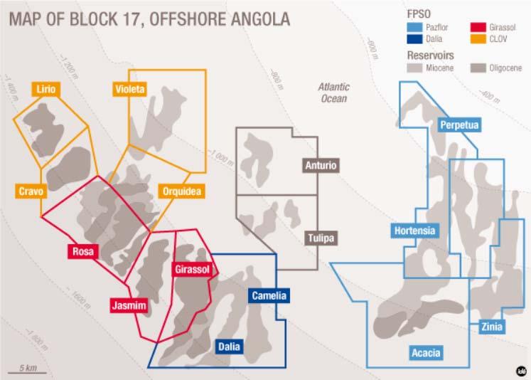 Project Background Block 17 deepwater offshore Angola Fourth major multi-field
