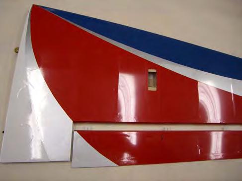 Section 1 ailerons installation step 1 Locate the wing panel and his