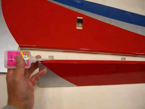 Trial fit the four aileron hinges, included in the hardware pack, in