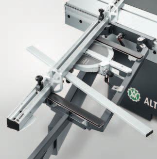 12 ALTENDORF WA 80 Made to measure performance: The options. DUPLEX double-sided mitre fence: DUPLEX fences make it possible to cut any angle between 0 and 90 very quickly and exactly.