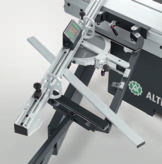 ALTENDORF WA 80 13 Parallelogram cross slide with DIGIT L and DIGIT LD: Laser cutting line marker: The laser cutting line marker Developed for the new parallelogram cross slide, this display shows