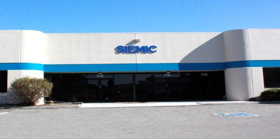 Page 2 of 33 Laboratory Introduction SIEMIC, headquartered in the heart of Silicon Valley, with superior facilities in US and Asia, is one of the leading independent testing and certification