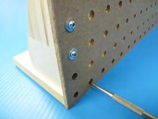 panel and to the base. Screwdriver clamp N 6-1 1/2 in.